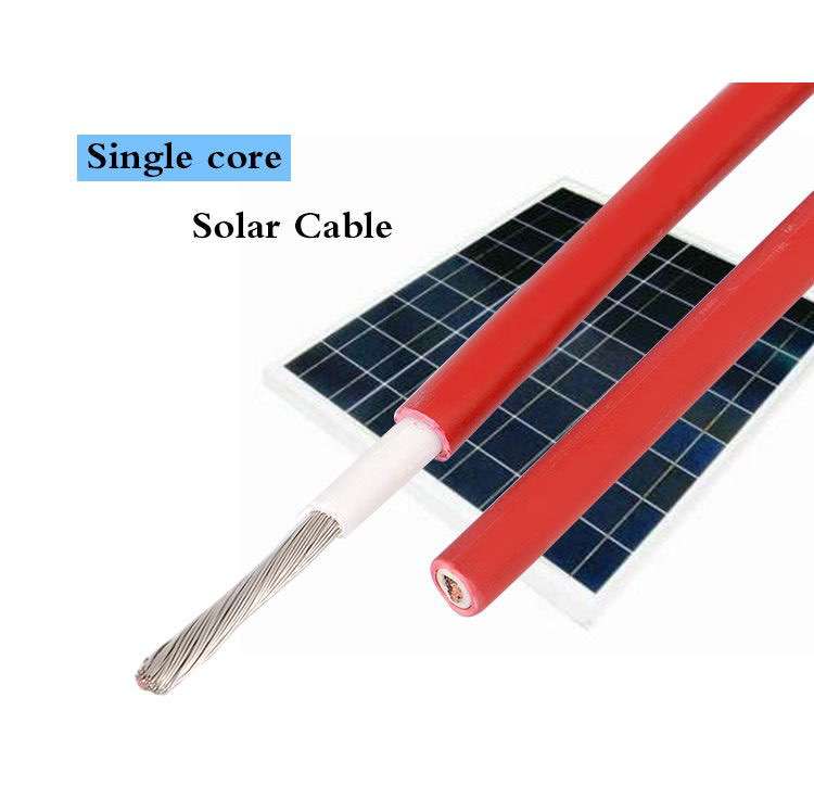 PV1-F XLPE/LSZH Single Core DC Solar PV Cable TUV Certificate