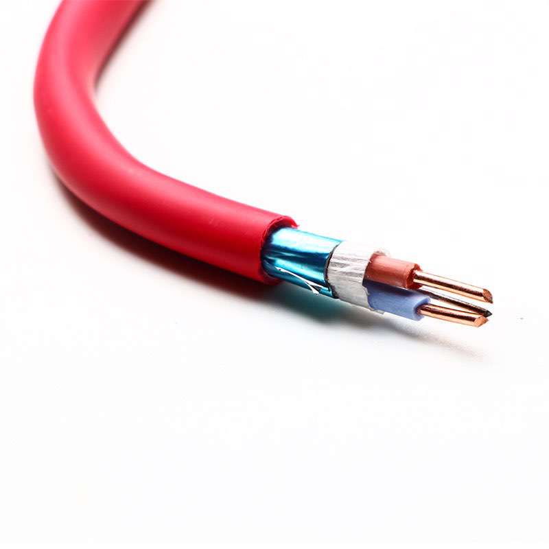 Shielded Security Red Fire Alarm Fire Resistant Solid Copper Cable