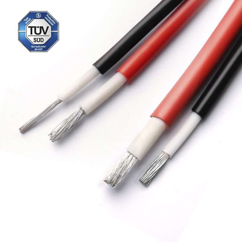 TUV XLPE Insulated Fire Retardant DC Photovoltaic Solar Cable For Solar Panel