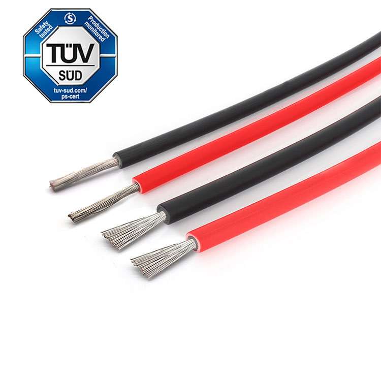 10 AWG PV Cable TUV 2 Core Stranded Tinned Copper