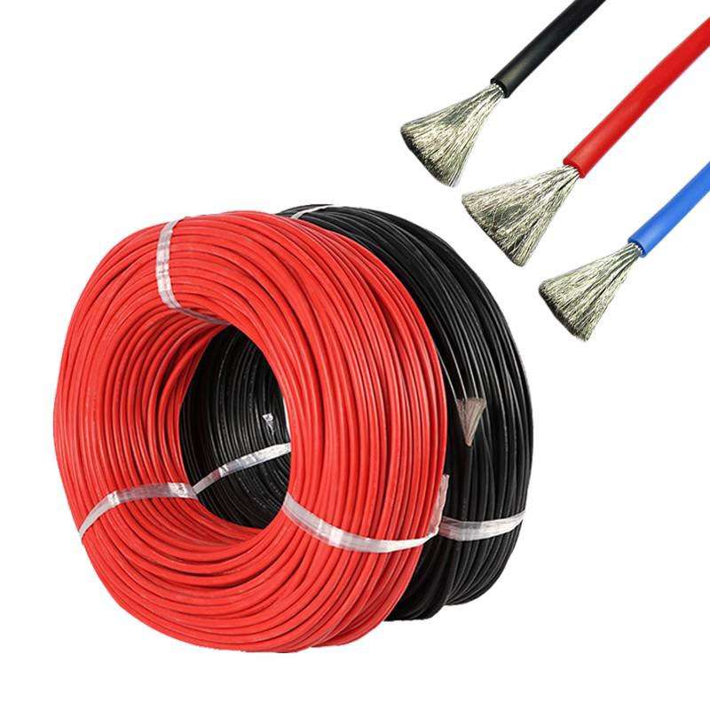 1m Red 1m Black 22AWG Silicone 60/0.08mm Stranded Wire
