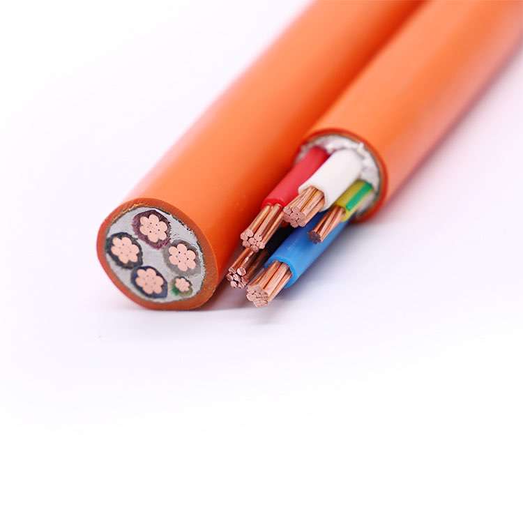 AS/NZS 5000.1 4 Core and Earth Orange Circular Cable