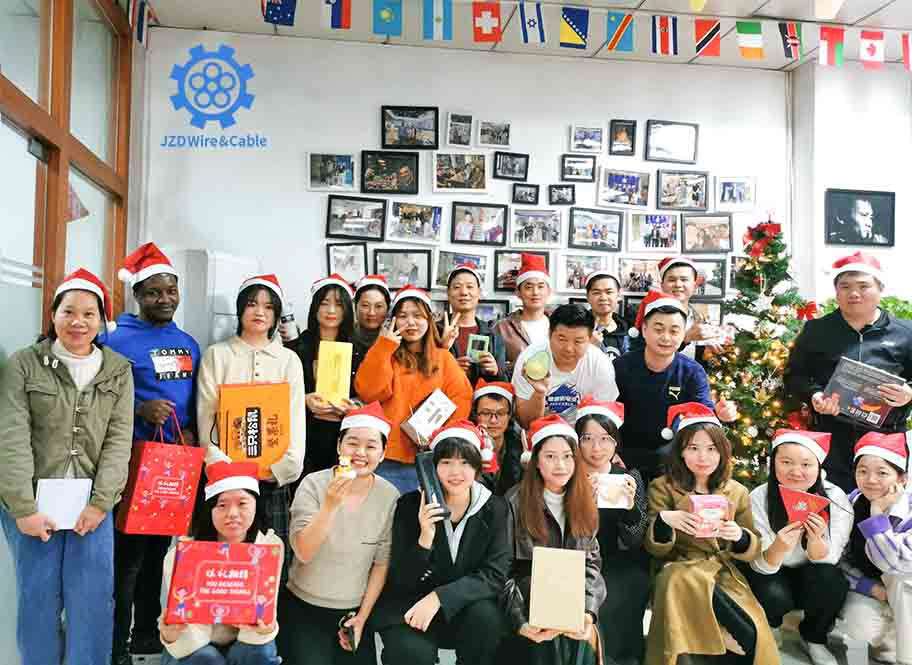 Electric wire company JZD celebrated Christmas festival together 