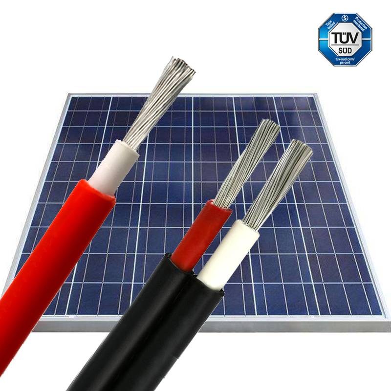 UV-resistant h1z2z2-k solor wire TUV Solar Cable