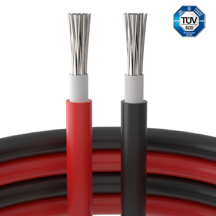 Durable 4mm2 Solar Cable TUV Standaed