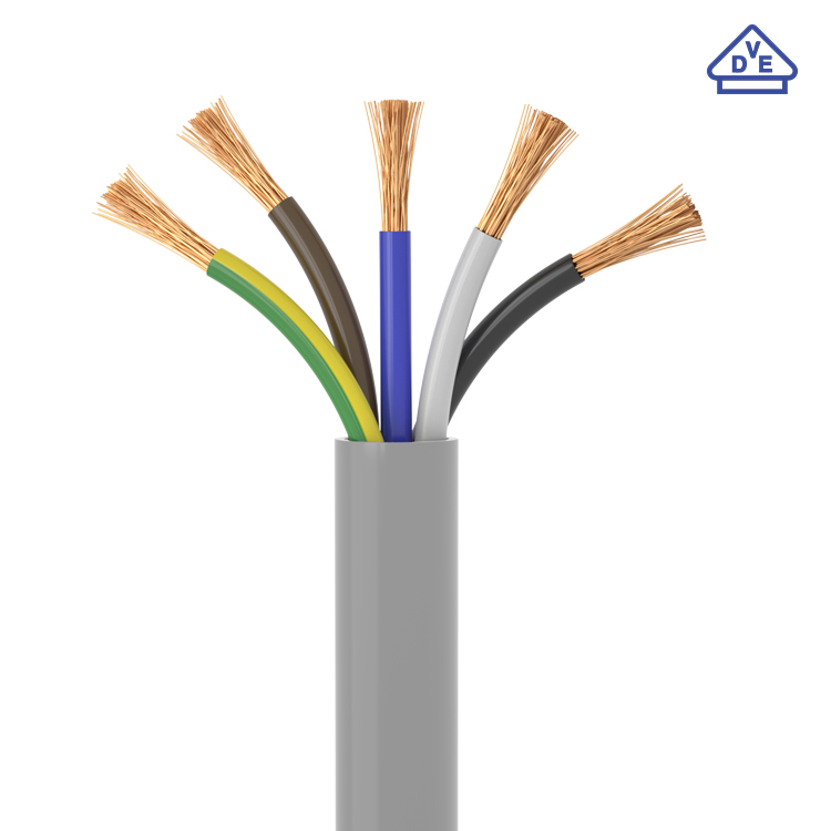 H05vv-f China Manufacturer 1.5mm Cable 