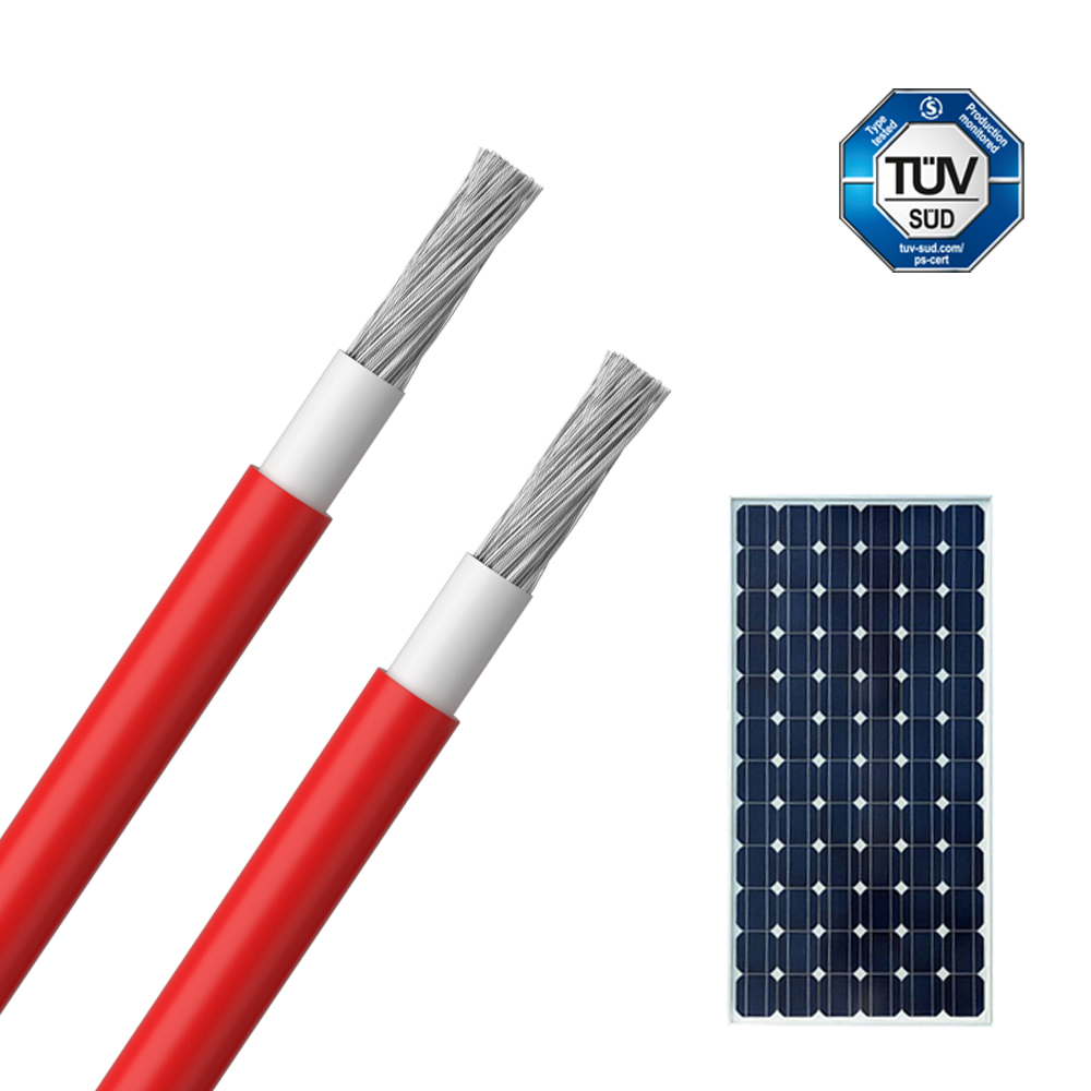 Uv Resistance Solar Wire 6mm Pv Cable 10awg