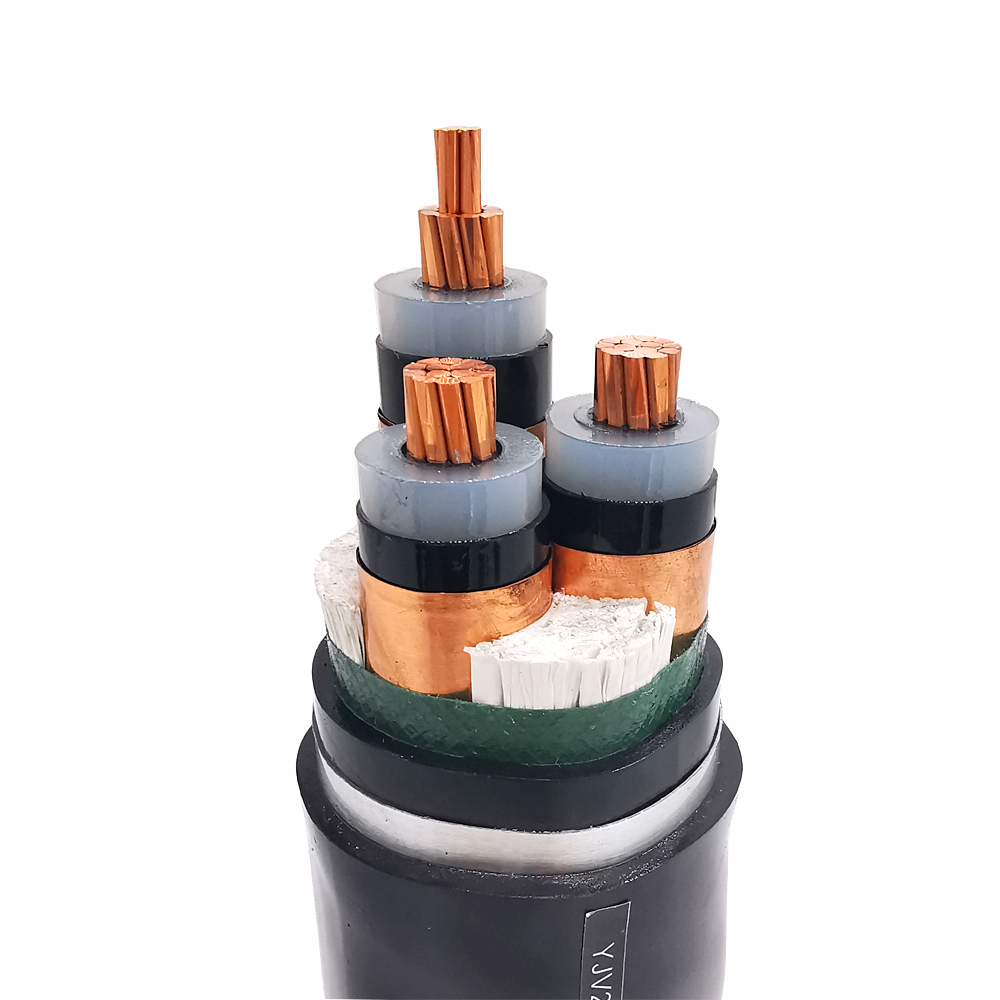 copper armoured cable 4 core 25mm